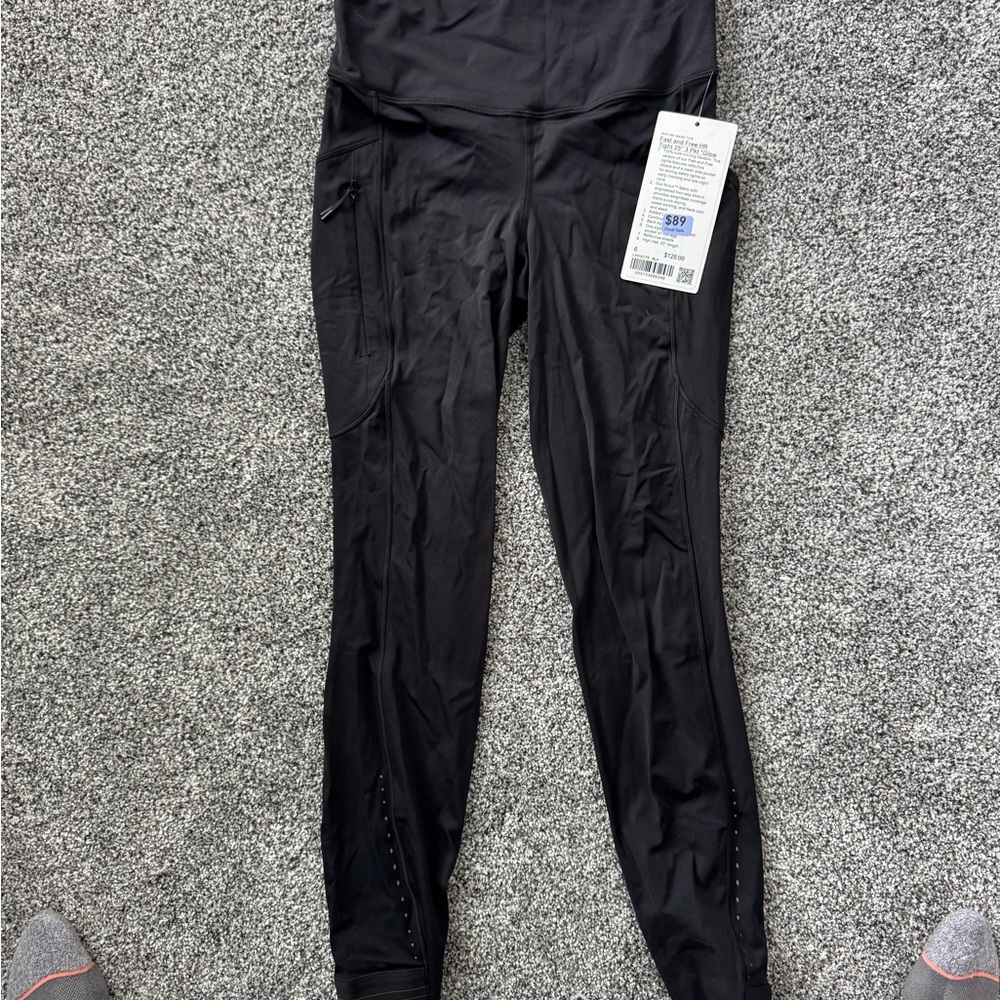 Lululemon fast and free HR tight Black Leggings